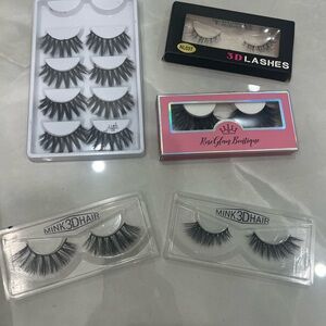 3D Mink False Eyelashes Set
